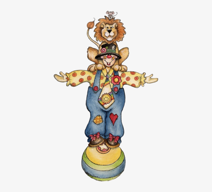 Clowns - Quenalbertini - Circus - Clipart - Photo, - Payasos Tiernos, transparent png #4015610