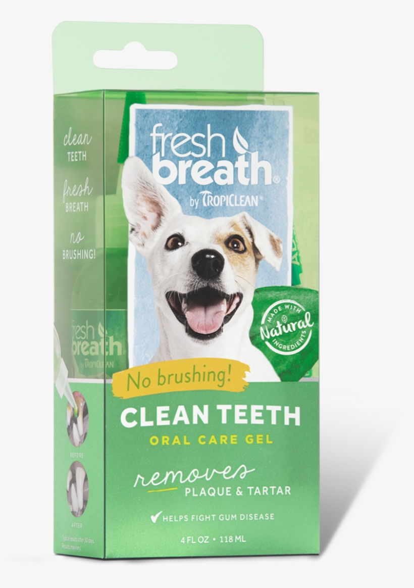 Rollover To Zoom - Tropiclean Clean Teeth Gel, 118 Ml, transparent png #4015688