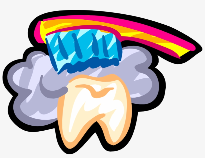 Vector Illustration Of Oral Hygiene Toothbrush For - Dental Floss, transparent png #4015801