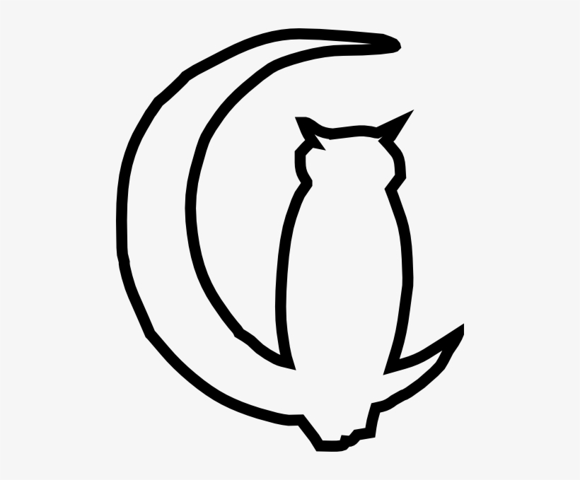 Owl Moon 4 Svg Clip Arts 492 X 599 Px, transparent png #4016317