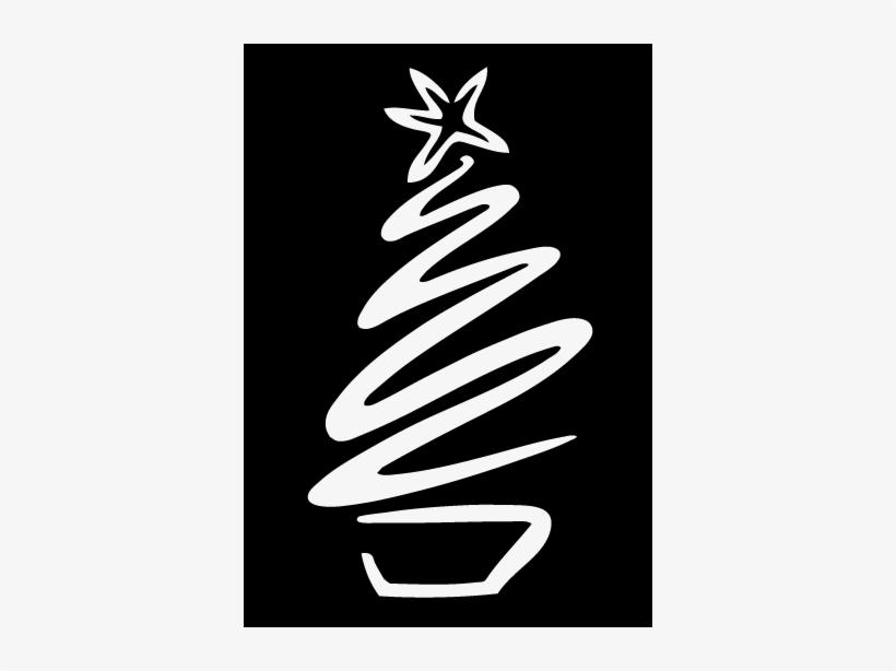 Sticker Árvore De Natal Traço - Colorado Spruce, transparent png #4016418