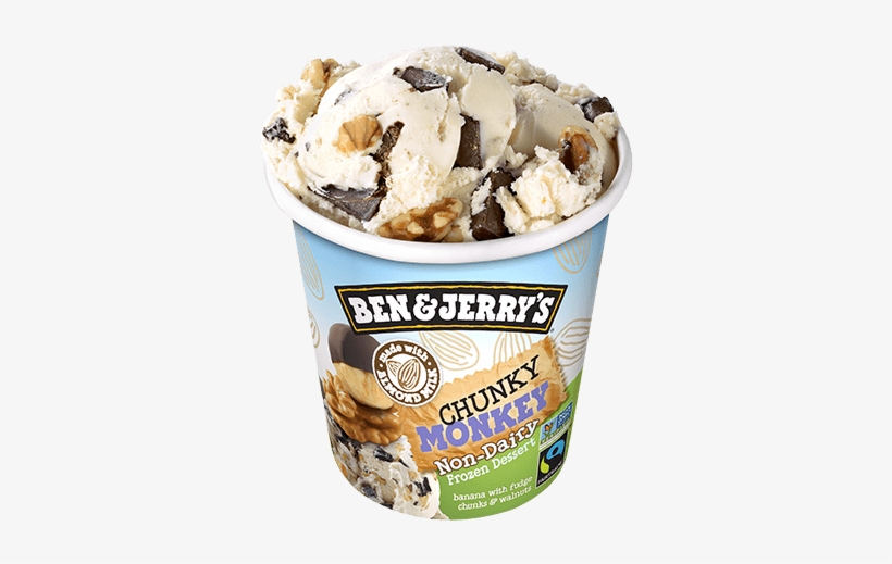 Chunky Monkey® Pint - Ben And Jerry's Non Dairy Cinnamon Bun, transparent png #4017070