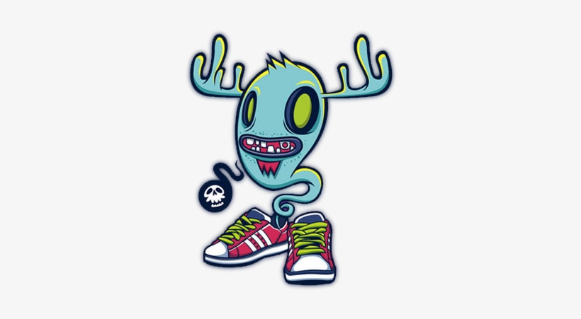 De Graffiti Doodles, Graffiti Drawing, Graffiti Art, - Monstruo Animado Png, transparent png #4017159