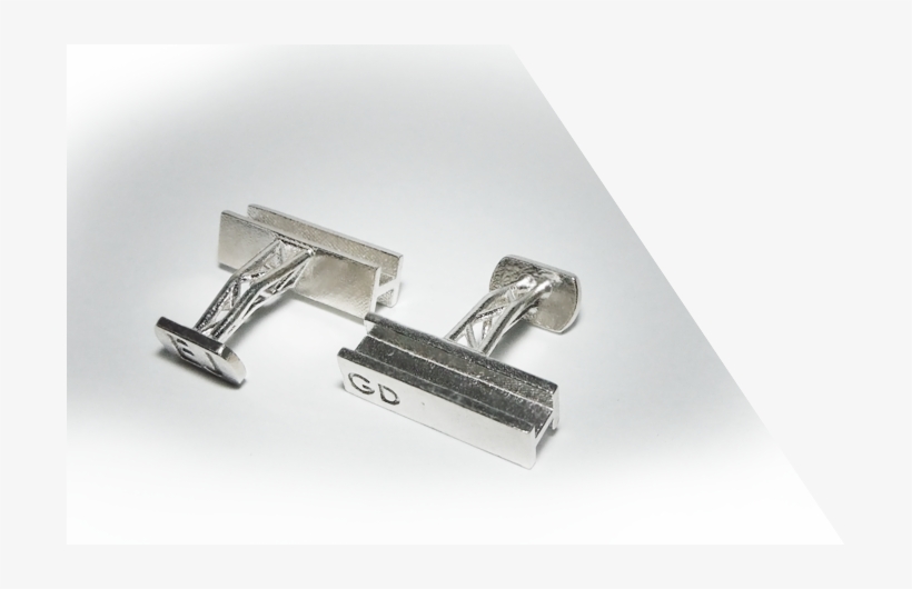 Steel Beam Cufflinks - Cufflink, transparent png #4017182