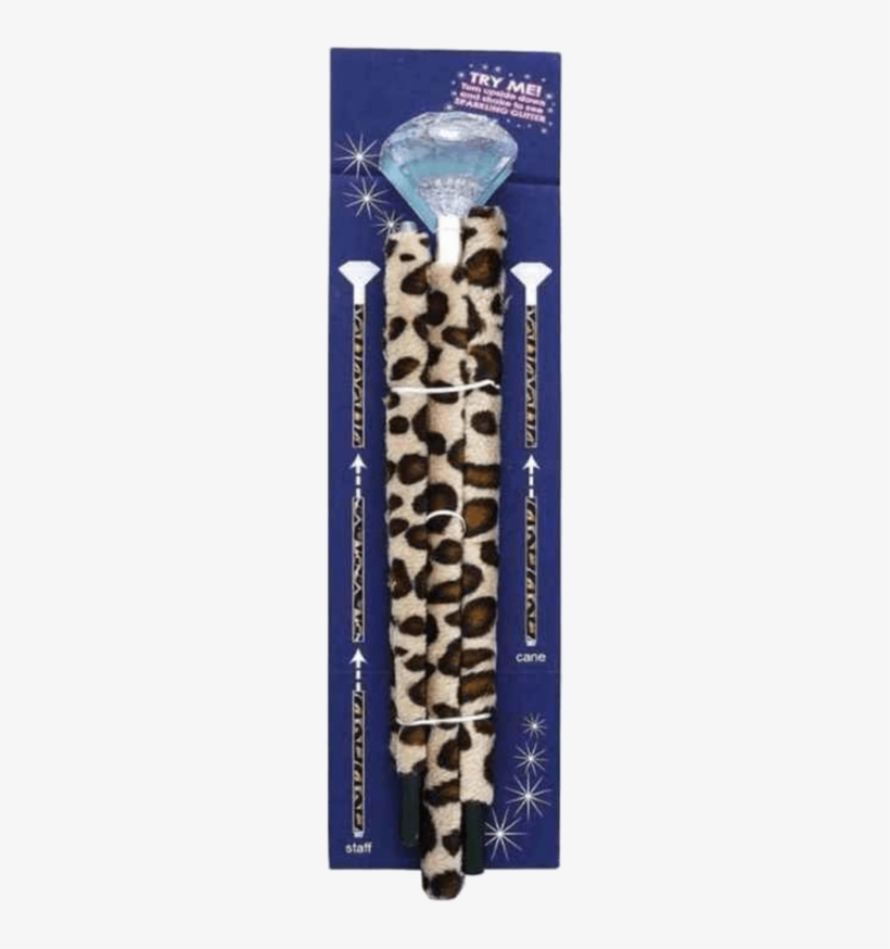 Forum Novelties Leopard Print Big Daddy Pimp Cane, transparent png #4017466