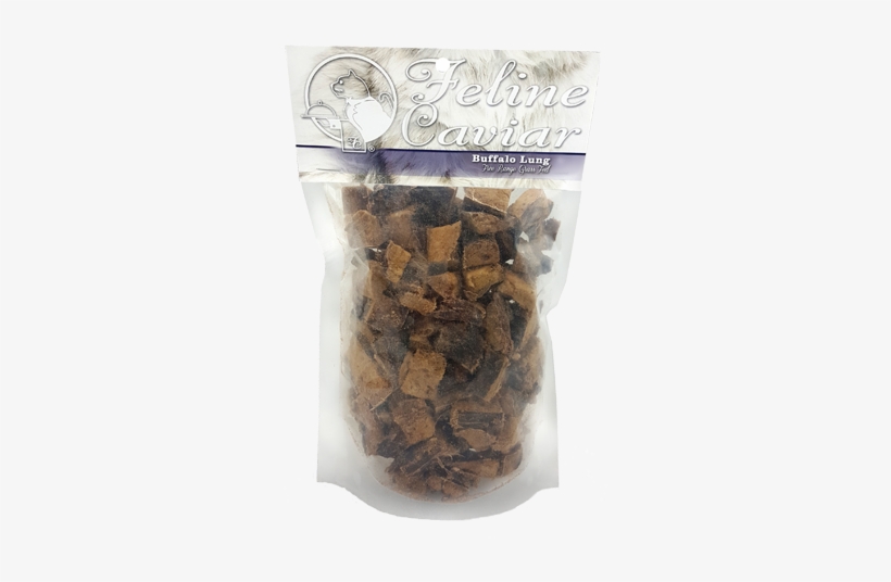 Feline Caviar Buffalo Lung Treats For Cat & Kittens - Feline Caviar Buffalo Liver Cat Treats, 4-oz Bag, transparent png #4017756