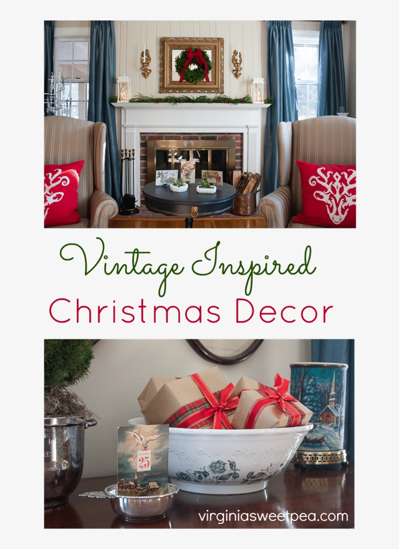 Vintage Inspired Christmas Decor - Christmas Day, transparent png #4017909