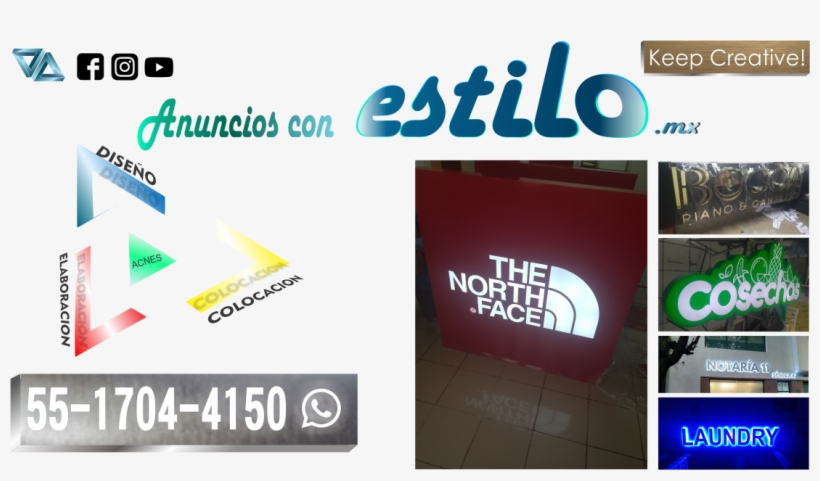 Anuncios Luminosos, Letras 3d, Cajas De Luz En Ciudad - Mexico City, transparent png #4018062