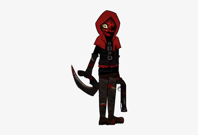 Red Hood Mask Off - Little Red Riding Hooded Mercenary, transparent png #4018229