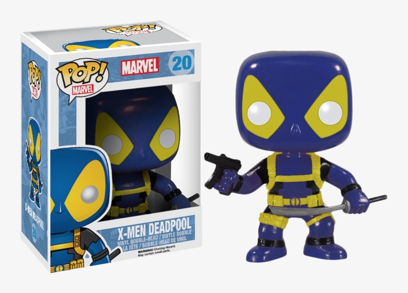 Blue And Yellow Deadpool Pop - X Men Deadpool Pop, transparent png #4018321