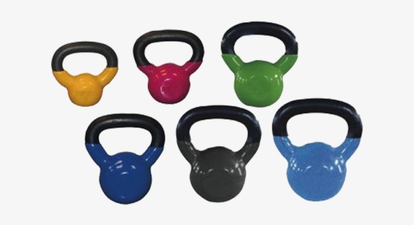 Pesas Rusas De Vinil - Sammons Preston Cando Kettle Bells, 7.5 Lbs. - Red, transparent png #4018467