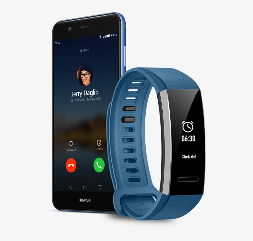 Match Made In Heaven - Huawei Band 2 Pro Black Smart Fitness Bracelet, transparent png #4018643