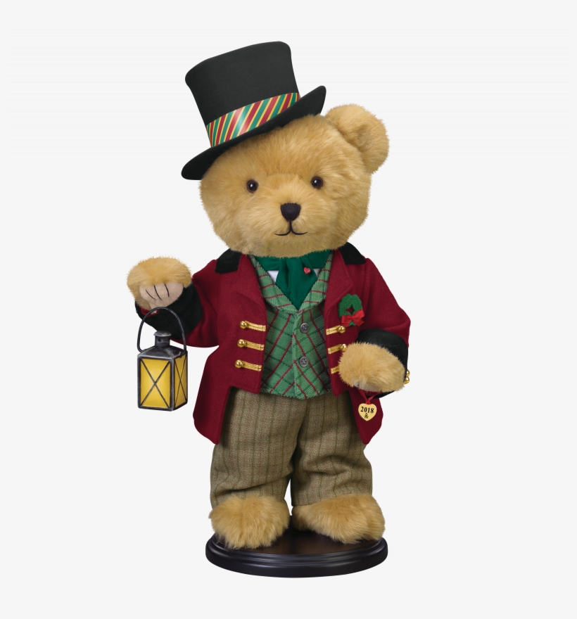 Winston The 2018 Christmas Bear - Danbury Mint, transparent png #4018834