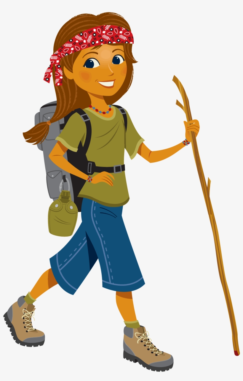 Climber Girl - Girl Mountain Climbing Clipart, transparent png #4018927