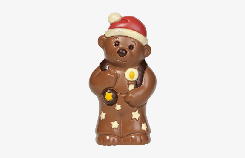 Christmas Bear With Candle - Christmas Day, transparent png #4018998