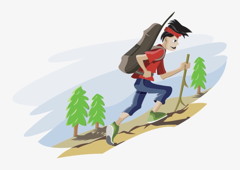Etama ' - Escalador De Montaña Dibujos, transparent png #4019586