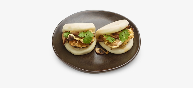 High Angle Picture Of Our Mushroom Aubergine Hirata - Hirata Bun Png, transparent png #4019607