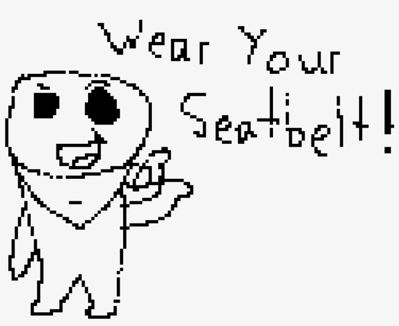 Wear Your Seatbelt - Cartoon, transparent png #4019824
