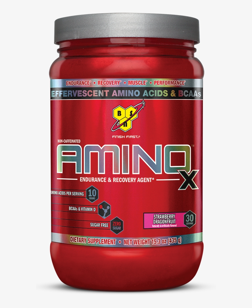Bsn Amino X Amino Acids Bcaa Powder, Dragonfruit, 30 - Bcaa With Amino Acids, transparent png #4019827