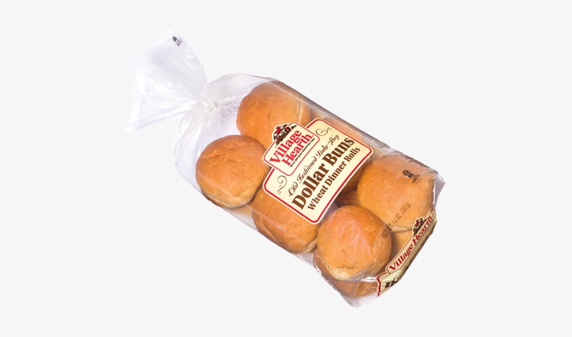 Village Hearth Old Fashioned Wheat Dollar Buns - Dollar, transparent png #4019942