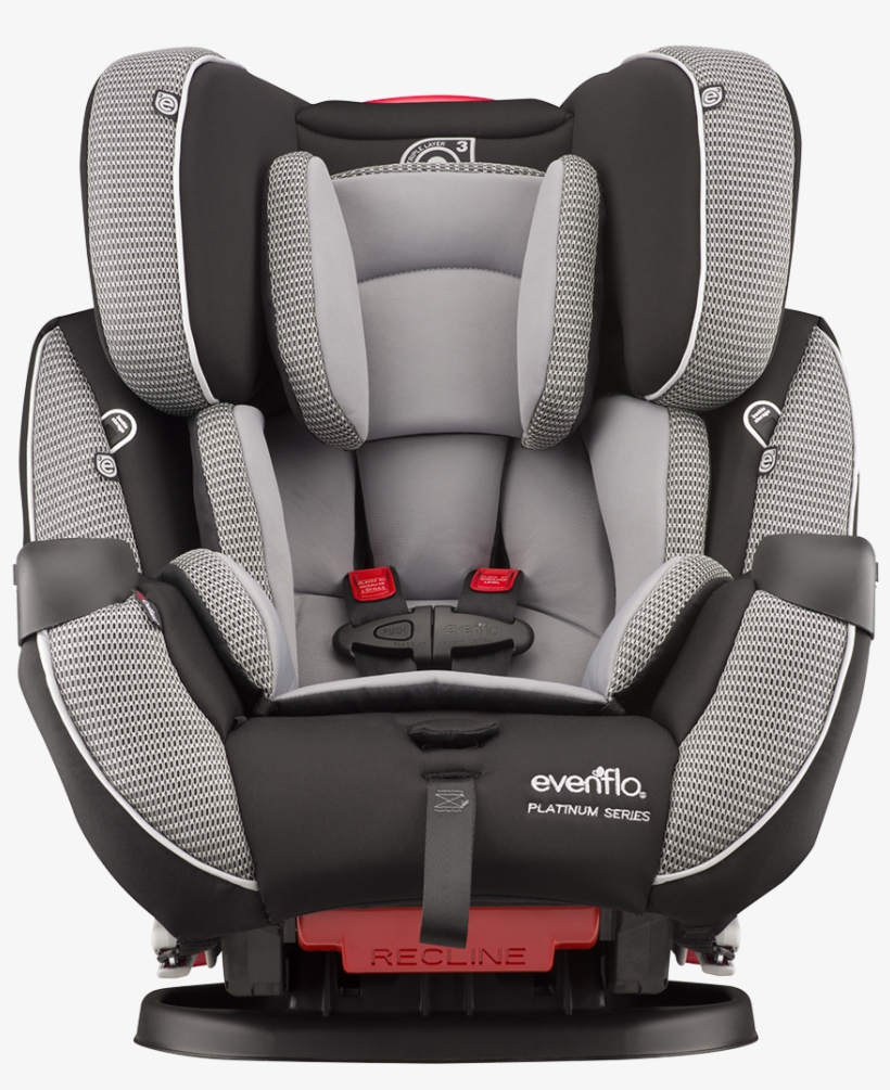 Images - Evenflo Symphony Dlx Car Seat One Size, transparent png #4020039
