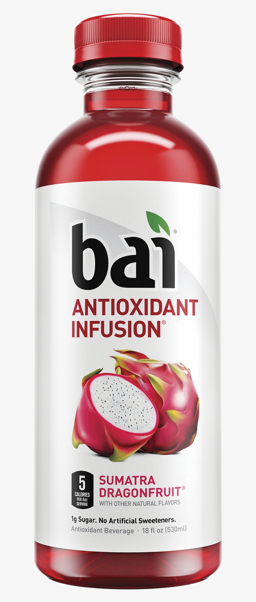 Bai Antioxidant Infused Beverage, Sumatra Dragonfruit, - Bai Drink Dragon Fruit, transparent png #4020079