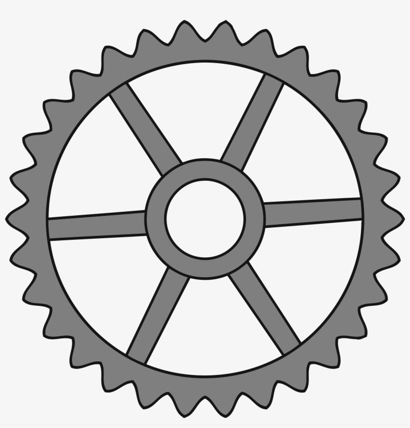 This Free Icons Png Design Of 30-tooth Gear With Trapezium, transparent png #4020201