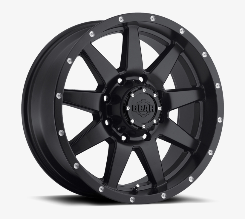 Wheel 5lug Matte Black - Black Rock 910 Intruder, 18x8.5 Wheel With 5 On 4.5, transparent png #4020667