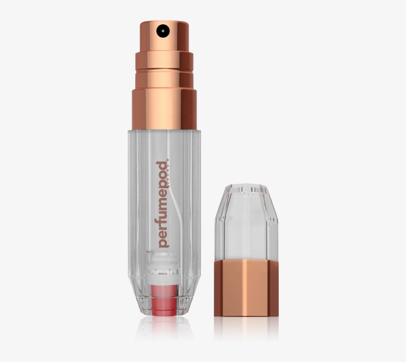 Gold 5ml Perfume Bottle - Milani Amore Matte Lip Crème, transparent png #4021072