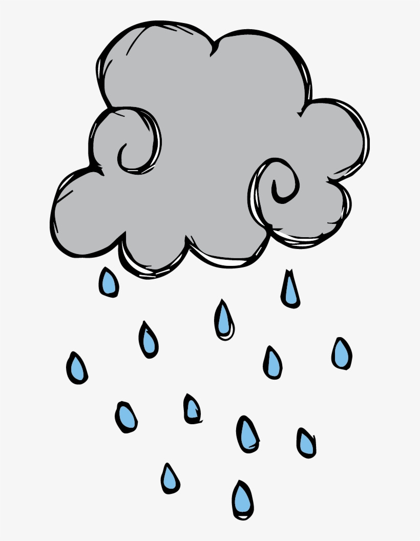 Weather Images For Kids - Melonheadz Rain, transparent png #4021159