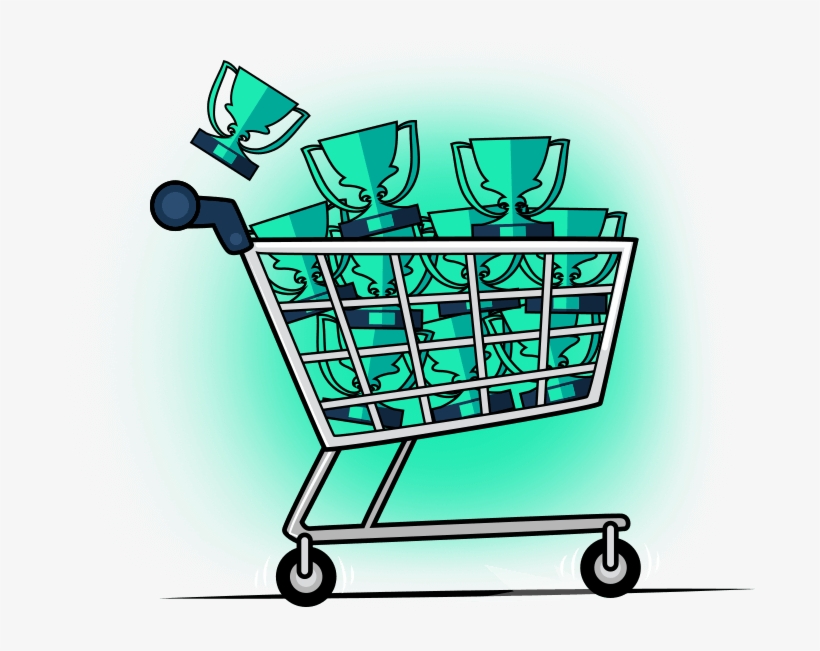 Elearning's - Shopping Cart, transparent png #4021597