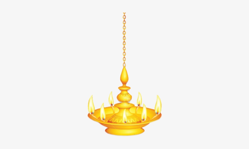 Oil Lamp Clipart Sri Lankan - Kuthu Vilakku Pencil Drawing, transparent png #4021792