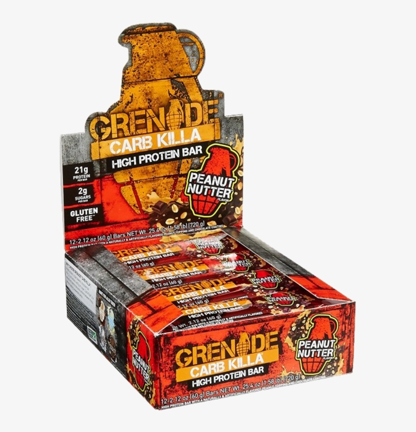 0 Replies 0 Retweets 0 Likes - Grenade - Carb Killa Protein Bar Peanut Nutter - 12, transparent png #4021844