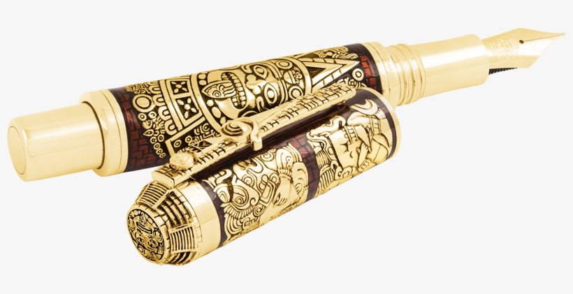Products/iscmn Ge - 18k Gold Mayan Calendar, transparent png #4022085