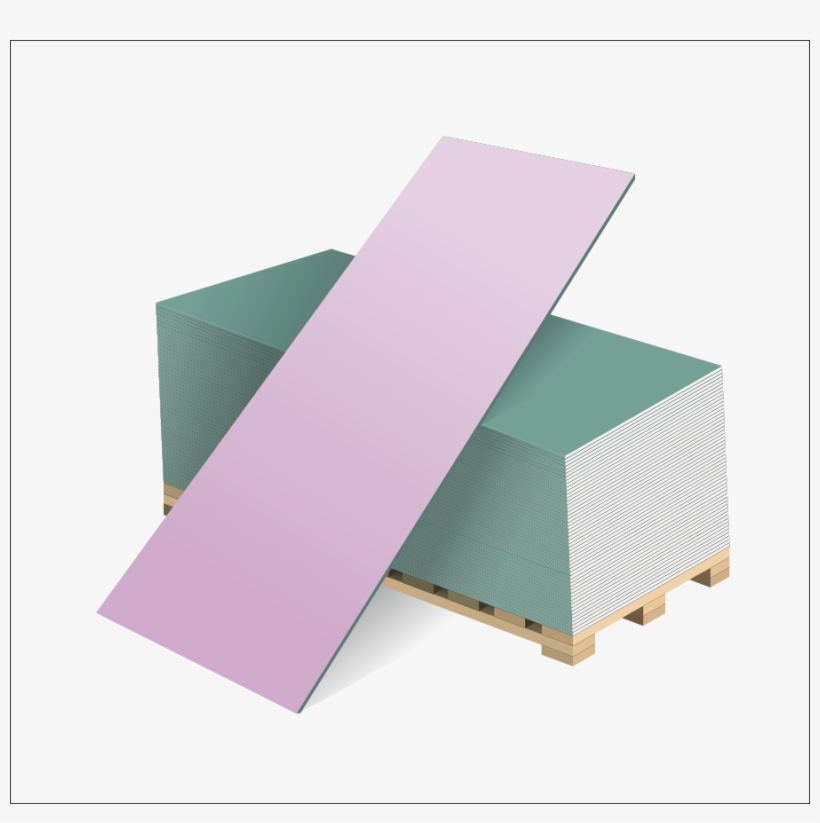 Description Fire And Moisture-proof Gypsum Boards - Drywall, transparent png #4022139