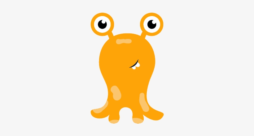 Frank - Orange Monster, transparent png #4022310