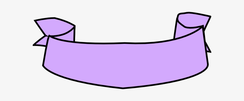 Lilac Ribbon Clip Art - Lilac Ribbon Png, transparent png #4022412