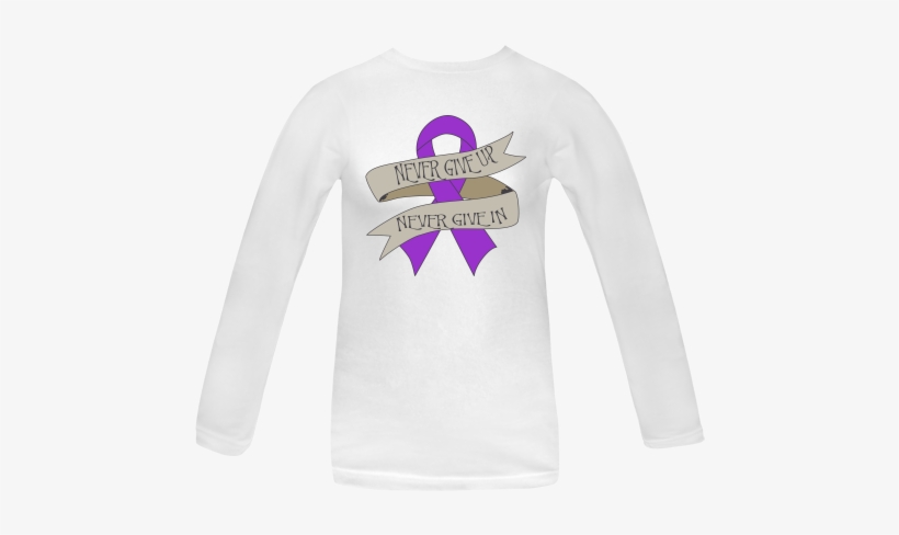 Show Your Fighting Strength And Hold On To Hope With - Awareness Ribbon, transparent png #4022625