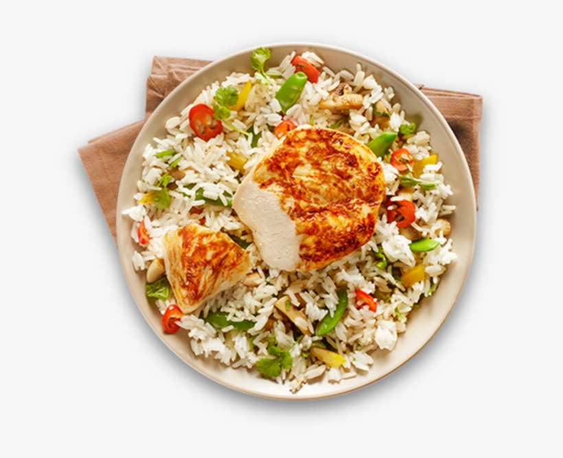 Brf-foodservicechicken Biryani Plate Png - 110g Of Chicken Breast, transparent png #4023156