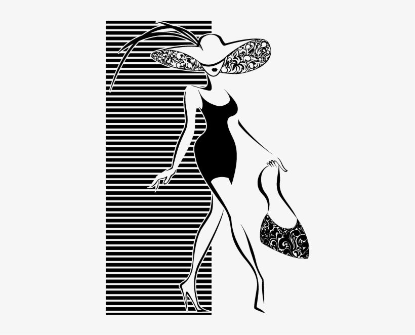 Decorar Paredes Silueta De Mujer - Siluetas De Mujer Para Tiendas, transparent png #4023228