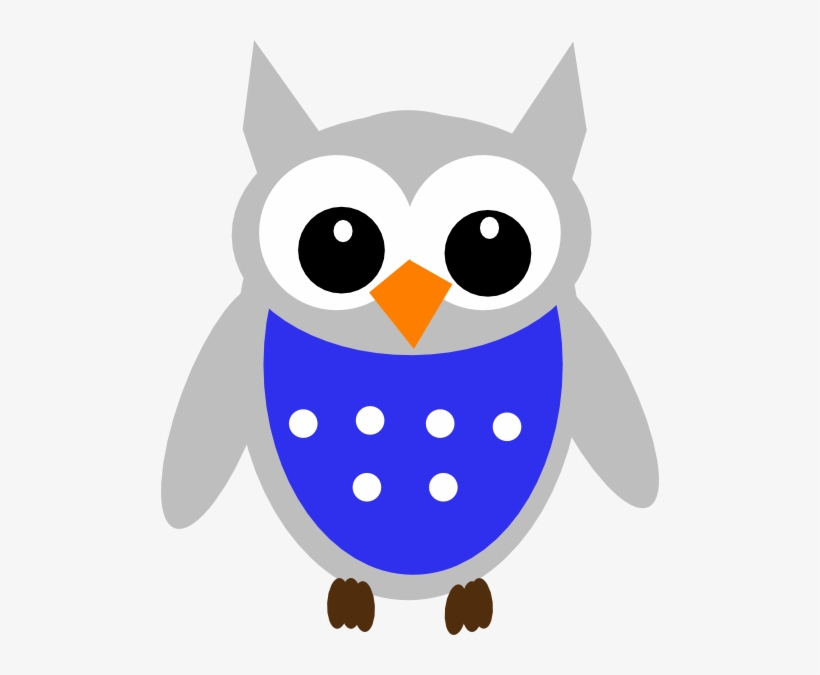 How To Set Use Blue Gray Owl Svg Vector - Gray Owl Clip Art, transparent png #4023345