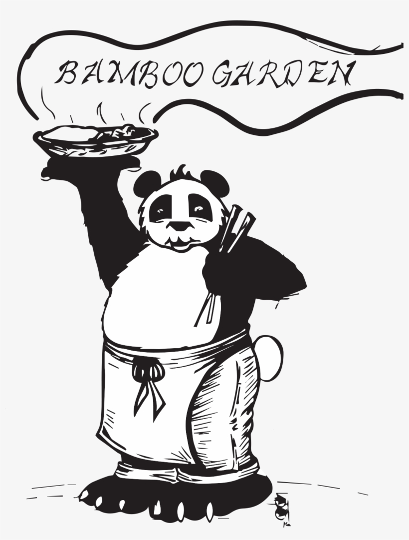 Bamboo Garden Menu - Giant Panda, transparent png #4023433