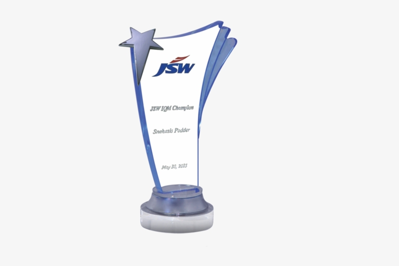 Acrylic Trophy - Acrylic Star Trophy Rs, transparent png #4024574