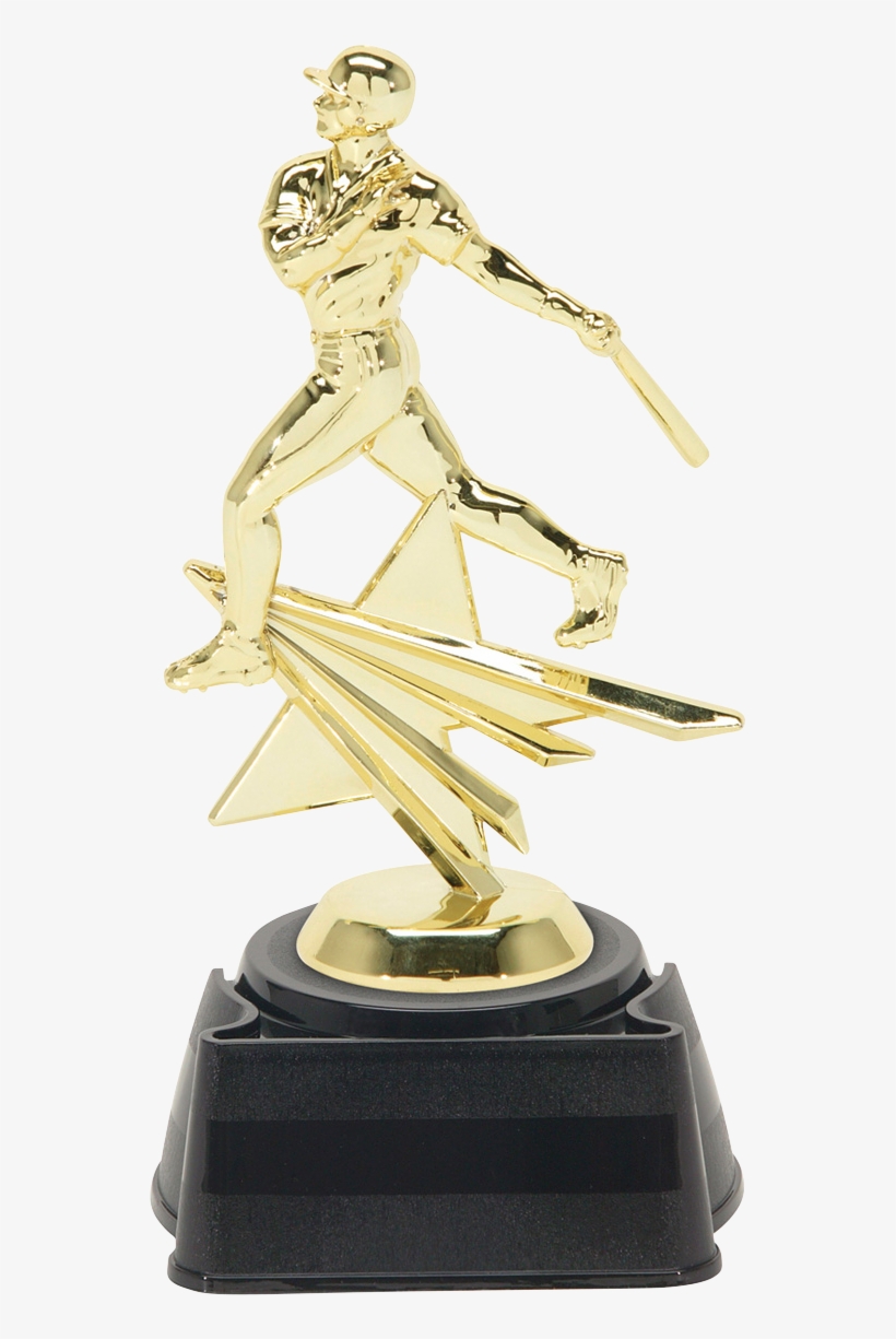 Baseball Star Trophy 8 1/4", transparent png #4024636