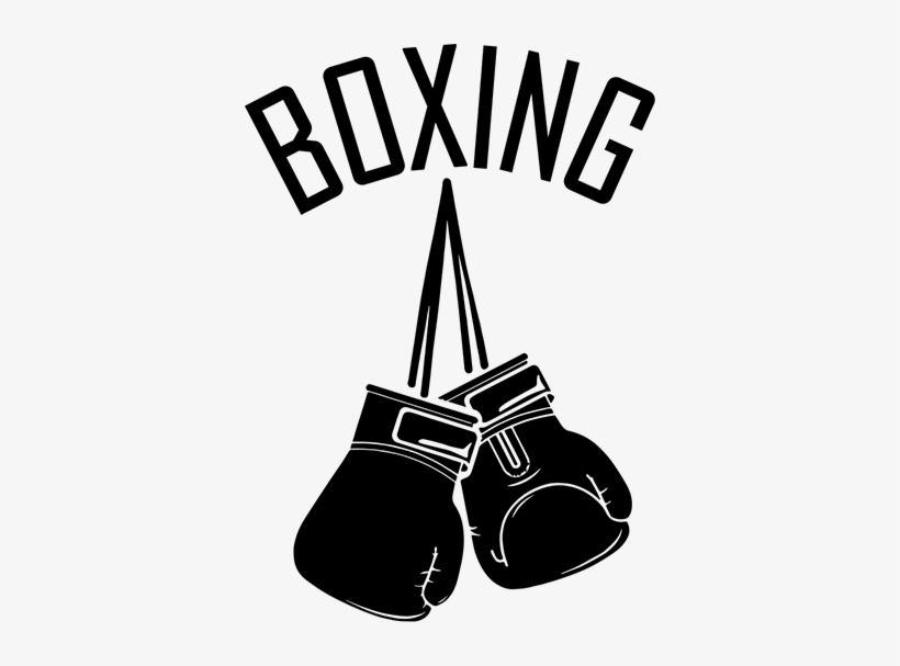 Vinilo Decorativo Guantes De Boxeo - Black Boxing Gloves Clipart, transparent png #4024695
