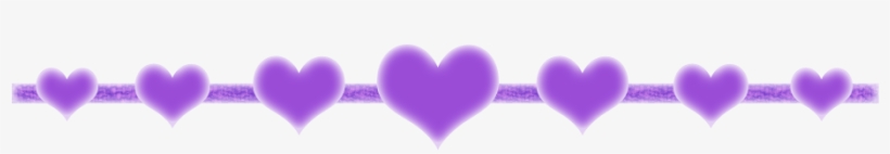 Free Purple Divider - Purple Heart Divider, transparent png #4024743