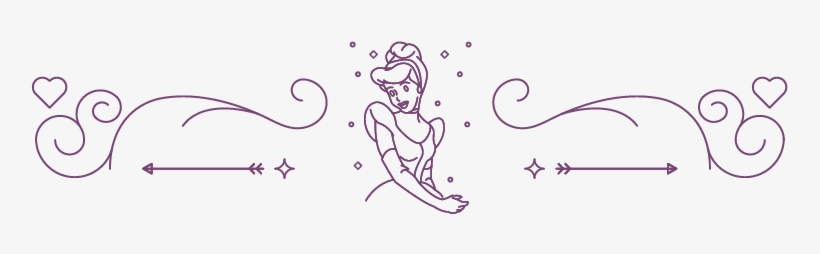Disney Cinderella - Disney Page Divider, transparent png #4025269