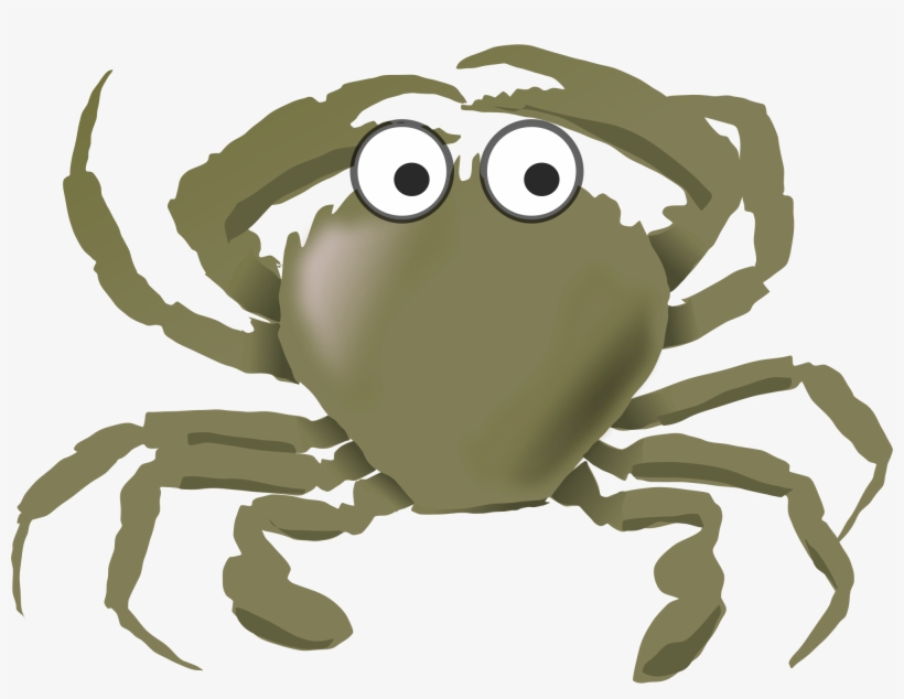 This Free Icons Png Design Of Cartoon Crab Green, transparent png #4025708