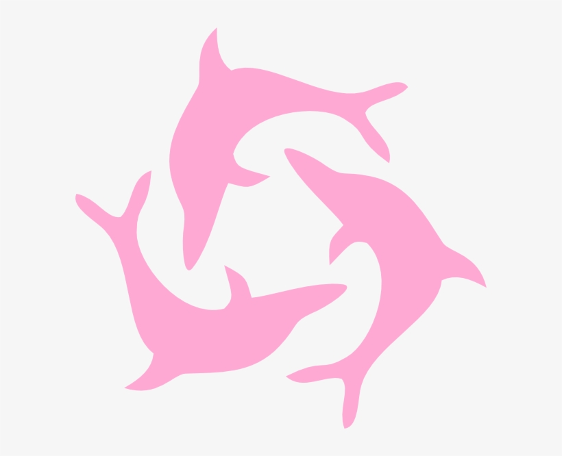 Pink Dolphin Clipart - Flag Of Anguilla, transparent png #4026265