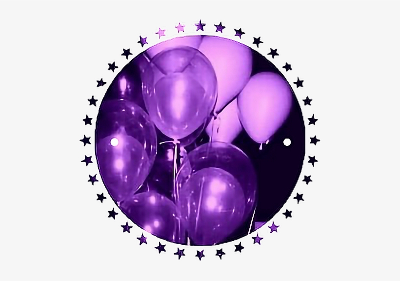Purple Aesthetic Tumblr Balloons Png Violet Balloons - Concrafter, transparent png #4026269